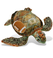 WILD COLLECTION PLUSH - SEA TURTLE 14" WITH FOOTBALL PLUSH