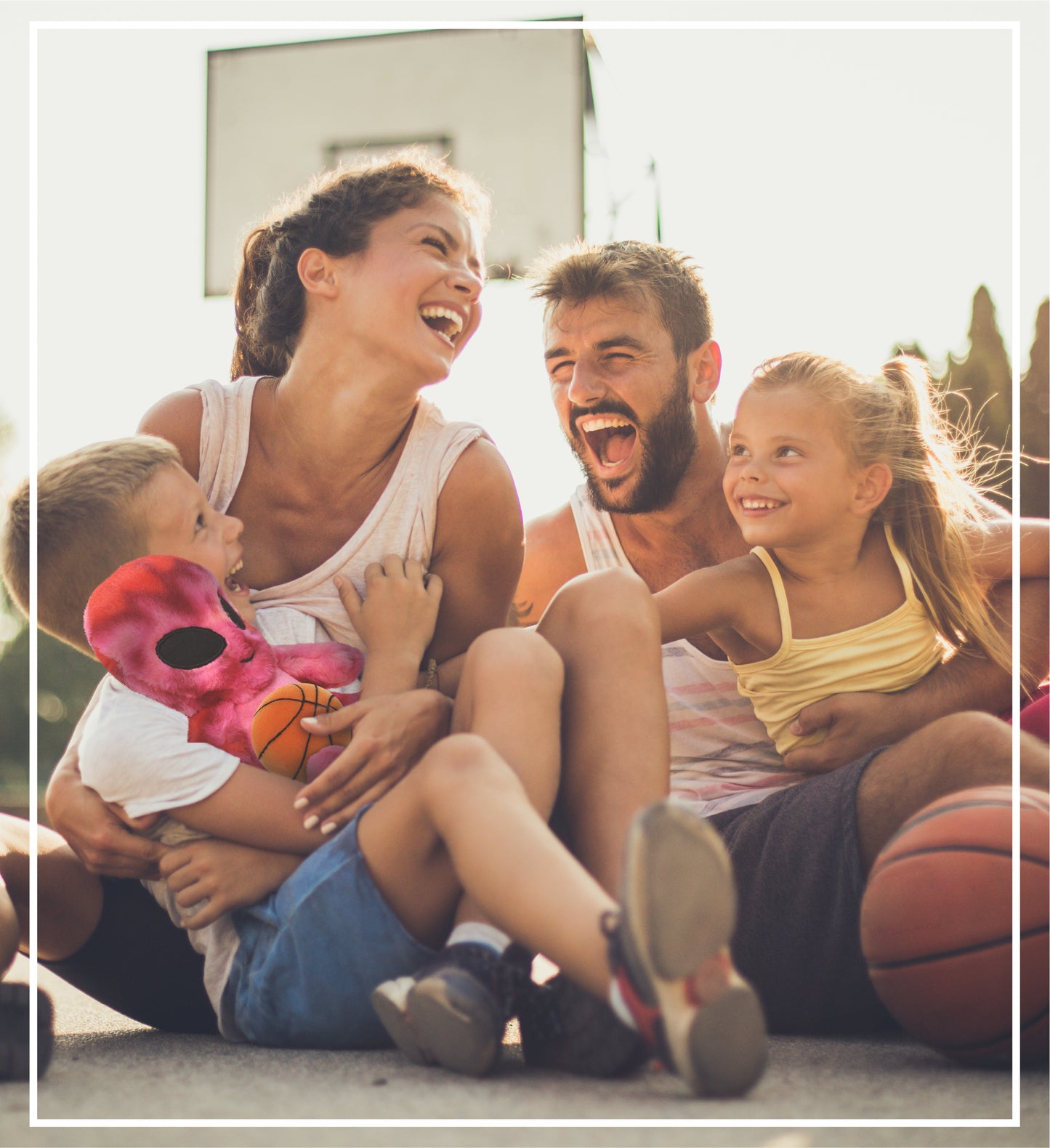 SUPER-SOFT PLUSH - PINK TIE-DYE ALIEN 11" WITH BASKETBALL PLUSH