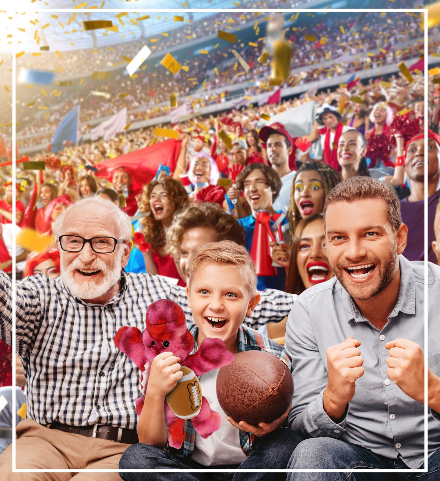 SUPER-SOFT PLUSH - PINK TIE-DYE SITTING ALLIGATOR 8" WITH FOOTBALL PLUSH