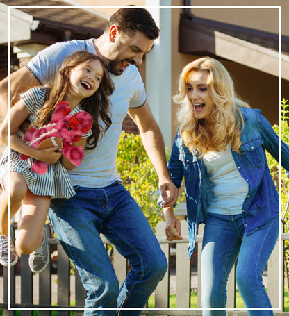 SUPER-SOFT PLUSH - PINK TIE-DYE SITTING ALLIGATOR 8" WITH FOOTBALL PLUSH