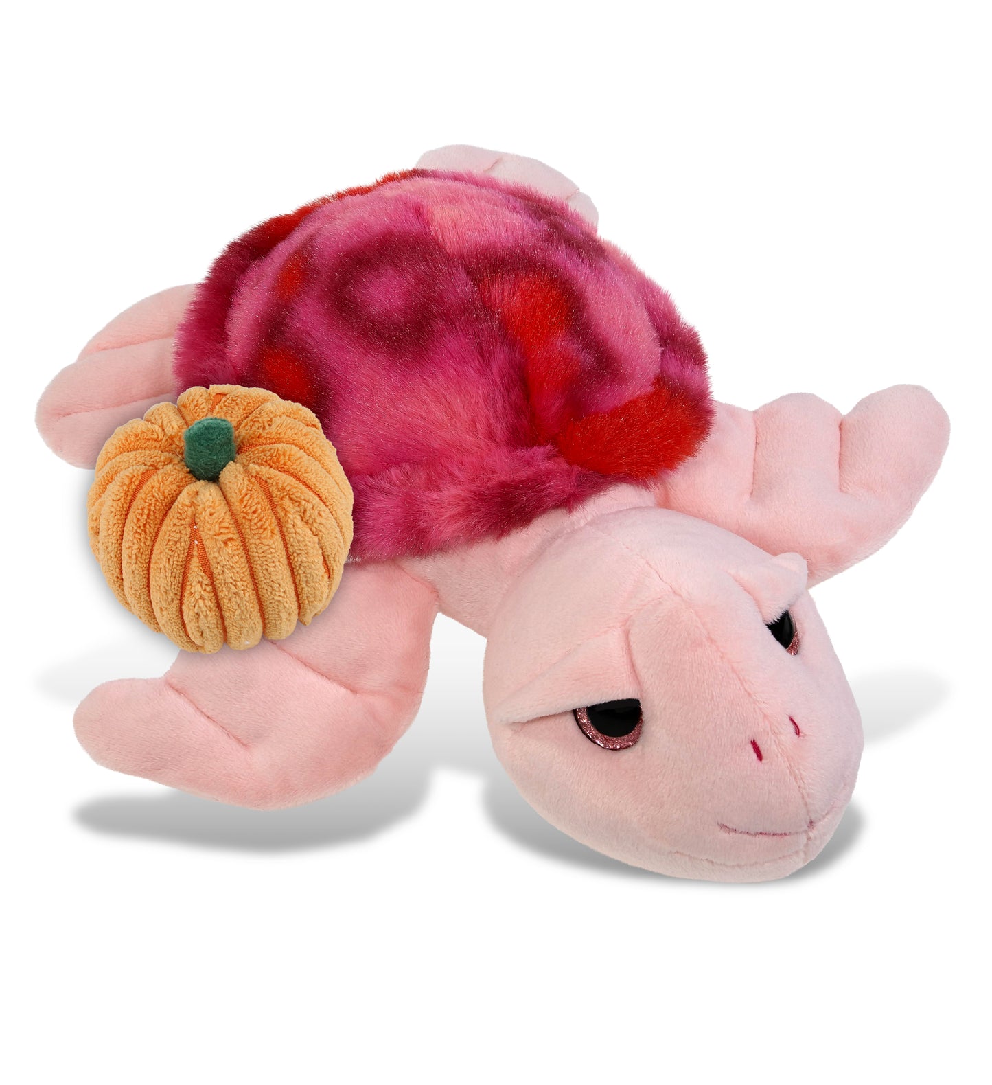 PLUSH PUMPKIN - SUPER-SOFT PLUSH - PINK TIE-DYE SEA TURTLE10"