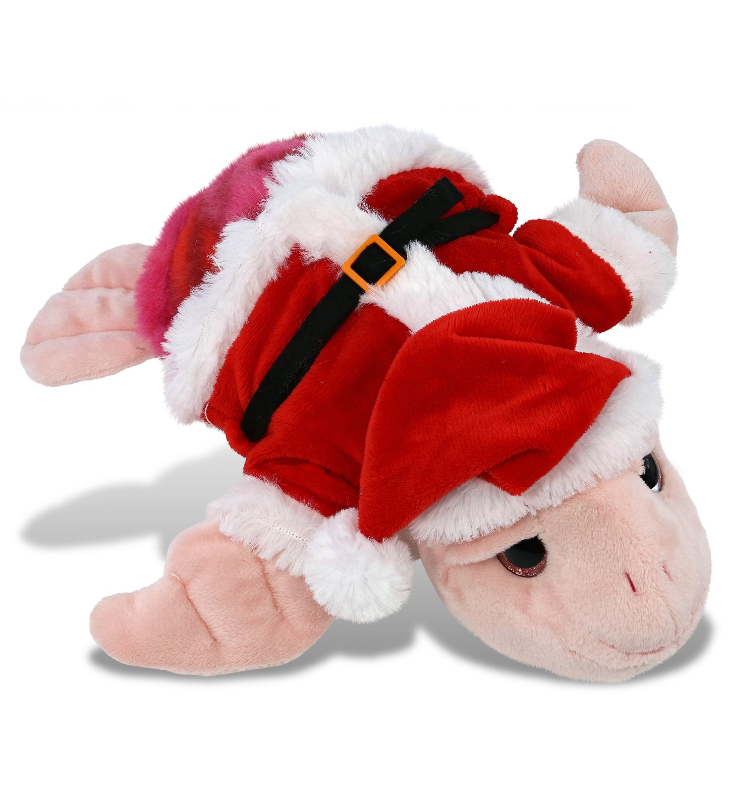 PLUSH SANTA - SUPER-SOFT PLUSH - PINK TIE-DYE SEA TURTLE10"