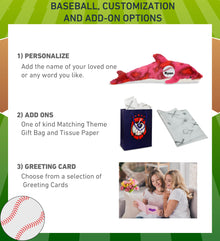 SUPER-SOFT PLUSH - PINK TIE-DYE DOLPHIN 18" WITH BASEBALL PLUSH