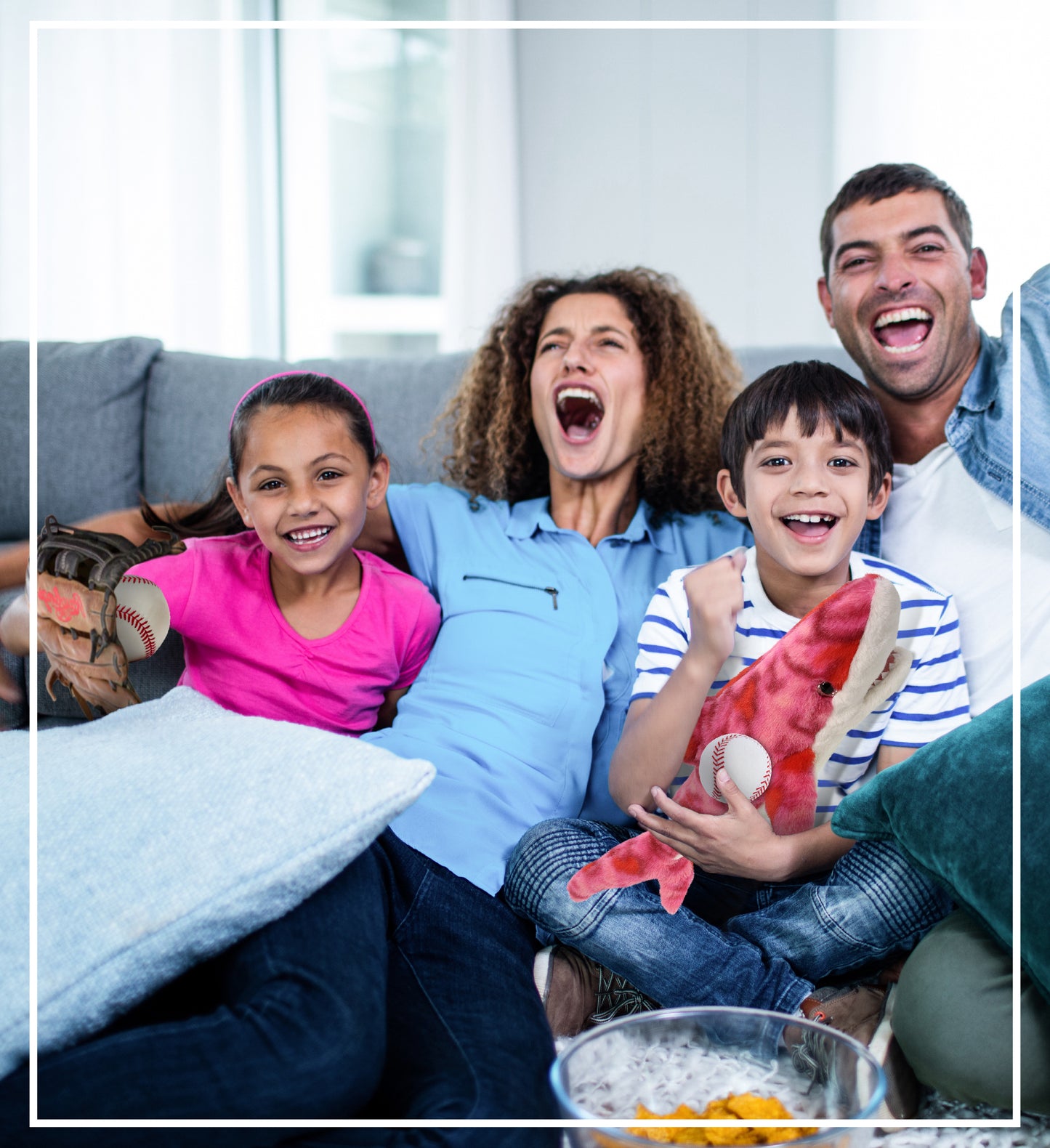 SUPER-SOFT PLUSH - PINK TIE-DYE SHARK 23" WITH BASEBALL PLUSH