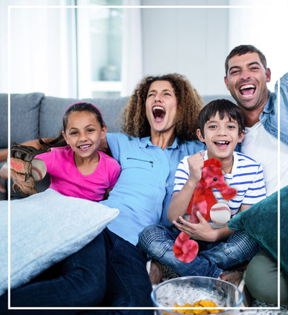 SUPER-SOFT PLUSH - PINK TIE-DYE SEAHORSE 15" WITH BASEBALL PLUSH