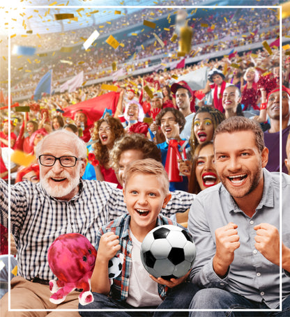 SUPER-SOFT PLUSH - PINK TIE-DYE OCTOPUS 10" with Soccer Plush