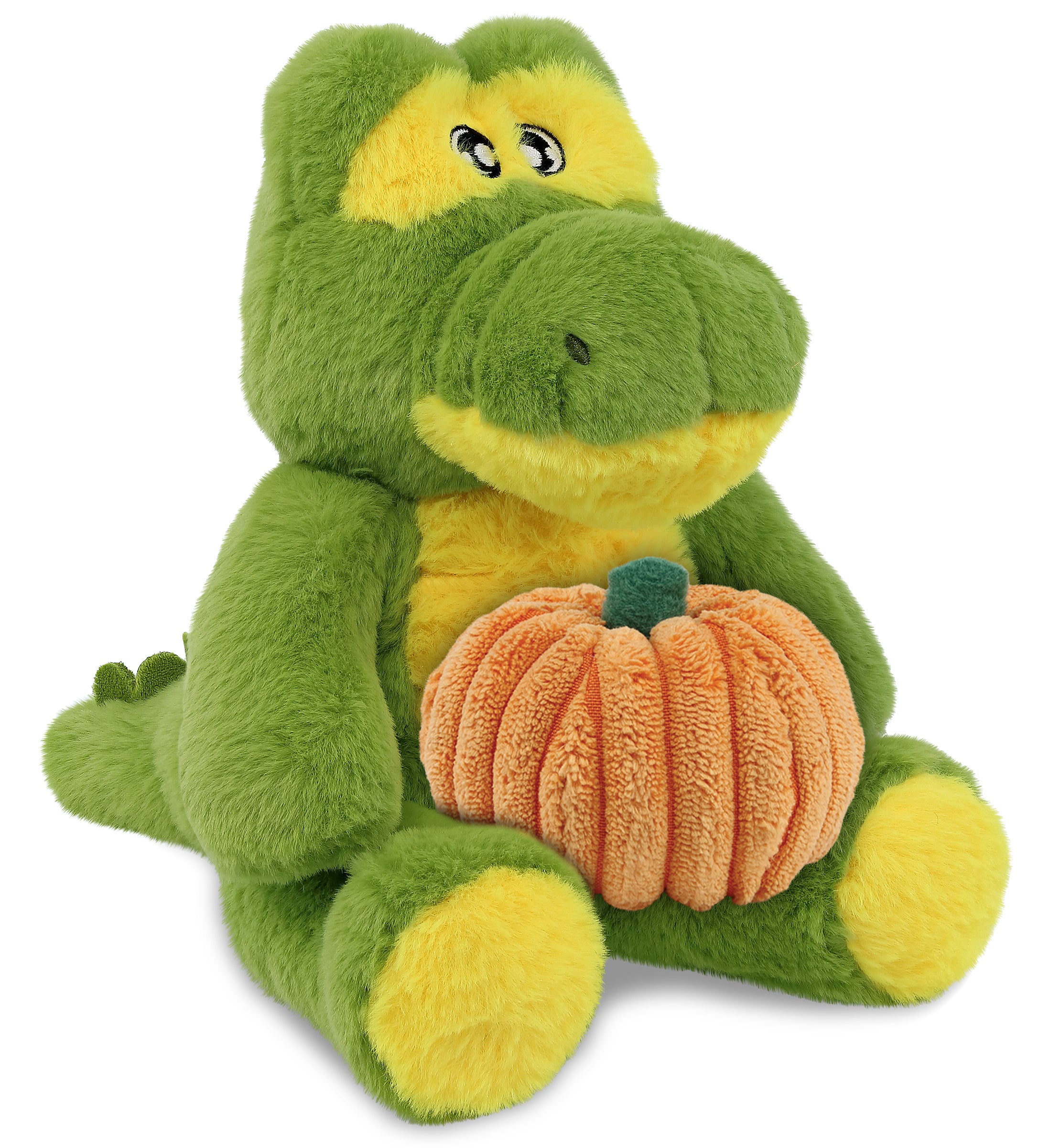 PLUSH PUMPKIN - ECO FRIENDLY SUPER-SOFT PLUSH - ALLIGATOR 9"