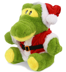 PLUSH SANTA - ECO FRIENDLY SUPER-SOFT PLUSH - ALLIGATOR 9"
