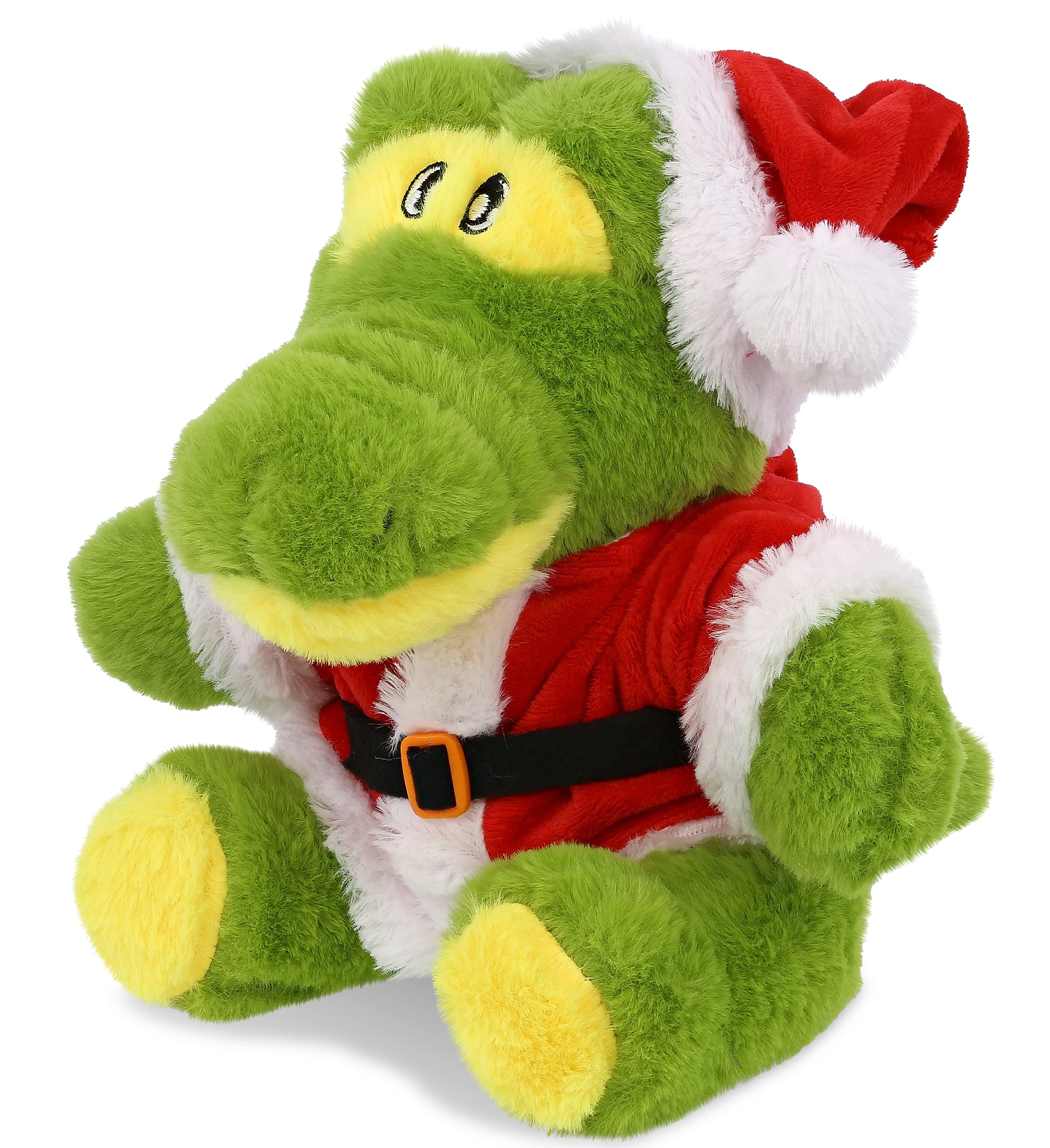 PLUSH SANTA - ECO FRIENDLY SUPER-SOFT PLUSH - ALLIGATOR 9"