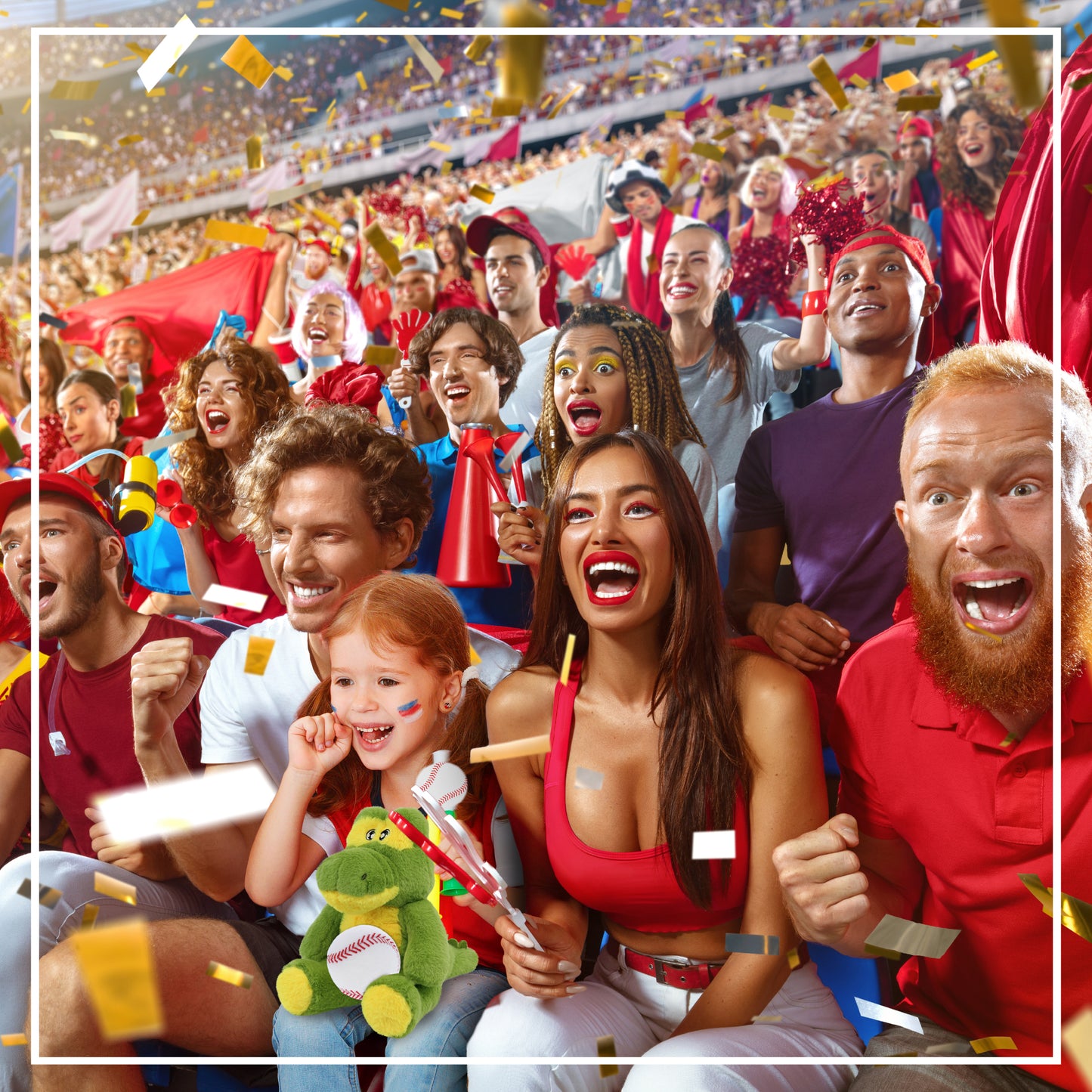 ECO FRIENDLY SUPER-SOFT PLUSH - ALLIGATOR 9" With Baseball Plush