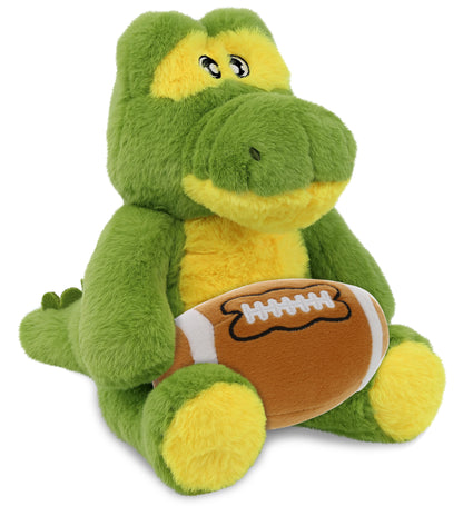 ECO FRIENDLY SUPER-SOFT PLUSH - ALLIGATOR 9" With Football Plush