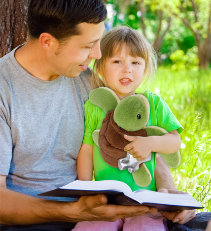 ECO FRIENDLY SUPER-SOFT PLUSH - SEA TURTLE 12" With Cross Plush