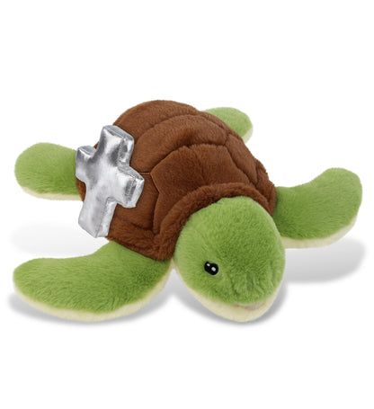 ECO FRIENDLY SUPER-SOFT PLUSH - SEA TURTLE 12" With Cross Plush