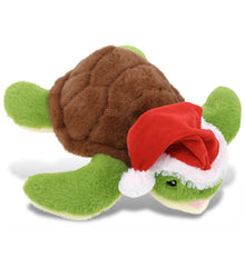 PLUSH SANTA - ECO FRIENDLY SUPER-SOFT PLUSH - SEA TURTLE 12"