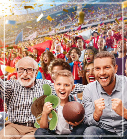 ECO FRIENDLY SUPER-SOFT PLUSH - SEA TURTLE 12" With Football Plush