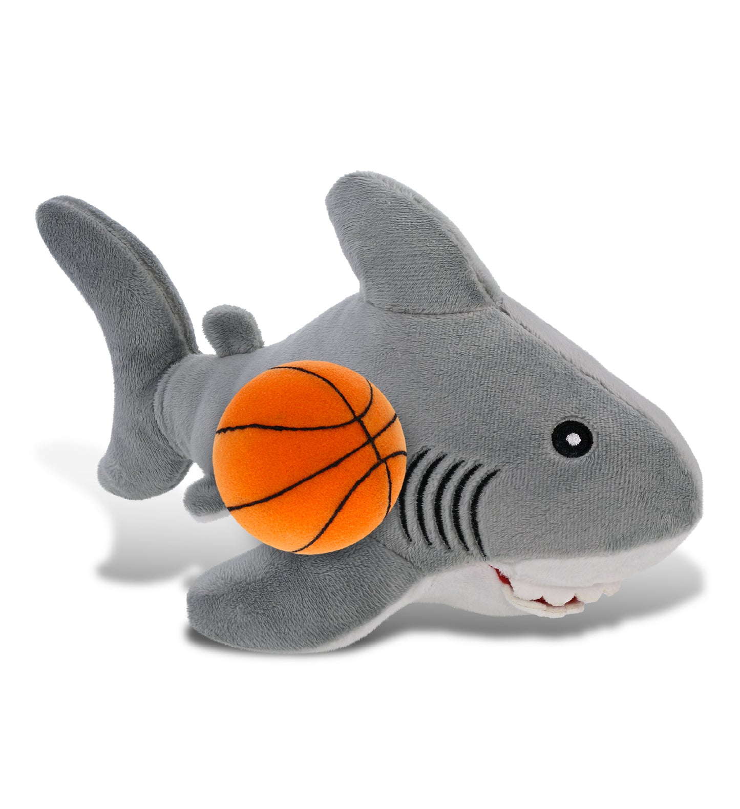 ECO FRIENDLY SUPER-SOFT PLUSH - SHARK 12" With Basketball Plush
