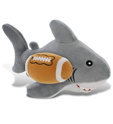 ECO FRIENDLY SUPER-SOFT PLUSH - SHARK 12" With Football Plush