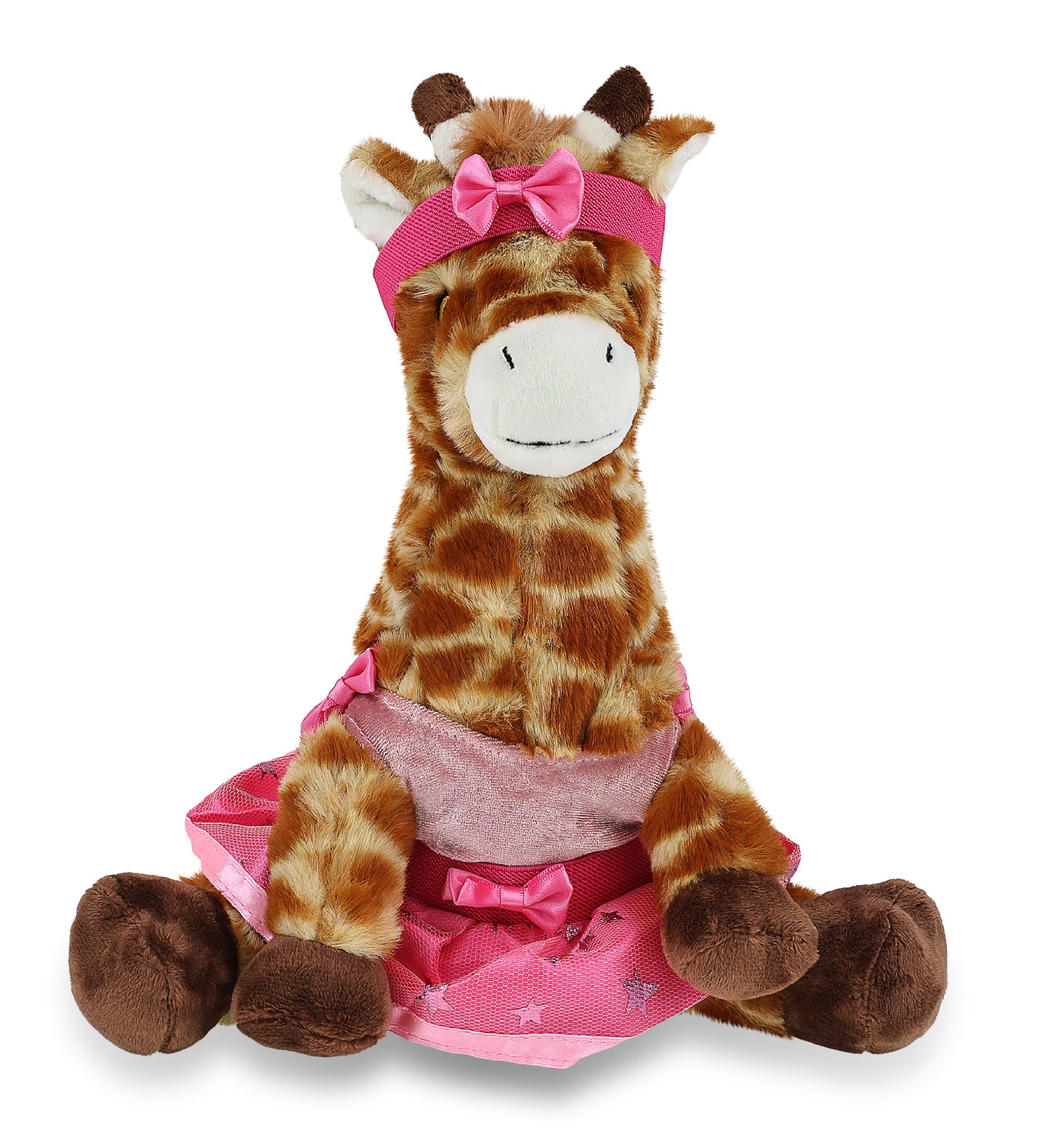 ECO FRIENDLY SUPER-SOFT PLUSH - GIRAFFE 10" BALLERINA