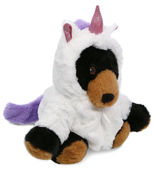 ECO FRIENDLY SUPER-SOFT PLUSH - BLACK BEAR 9" With Unicorn Dress Up
