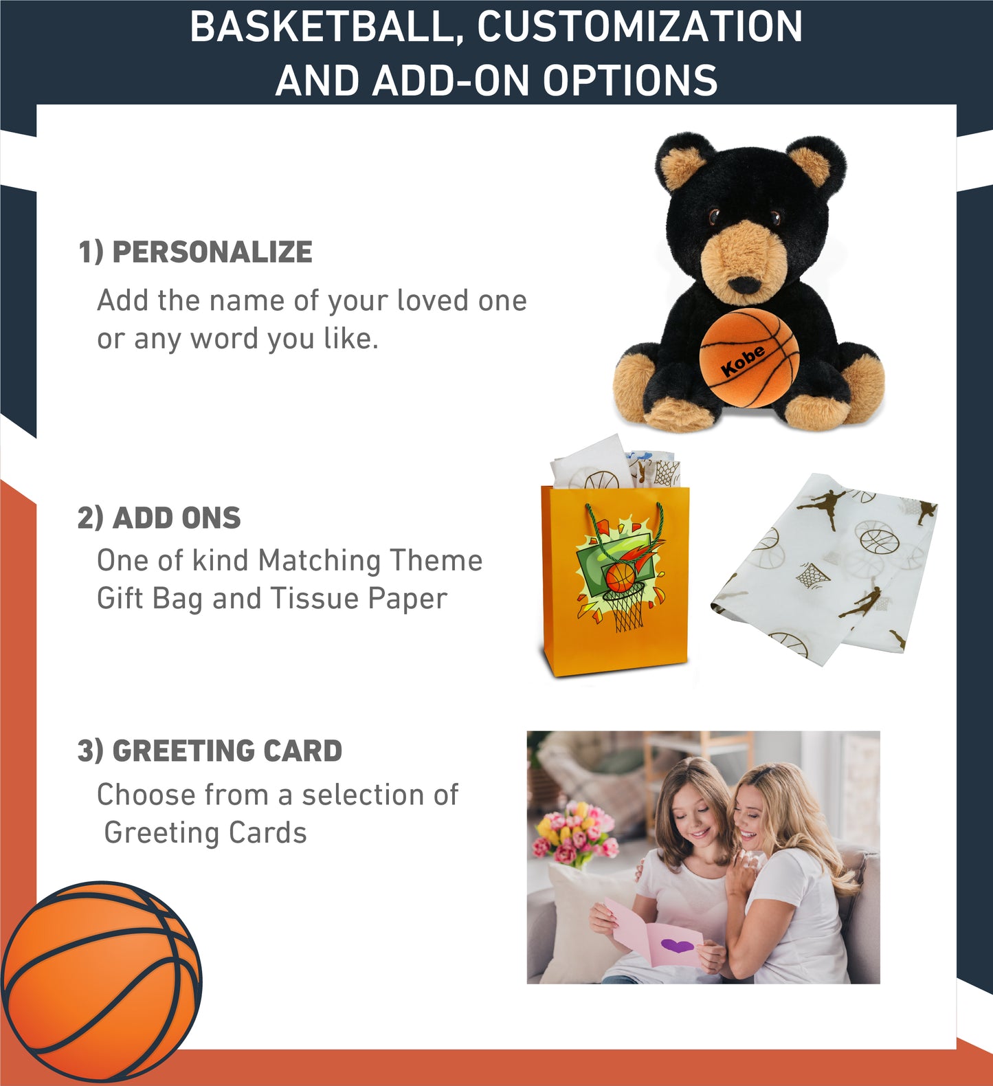 ECO FRIENDLY SUPER-SOFT PLUSH - BLACK BEAR 9" With Basketball Plush