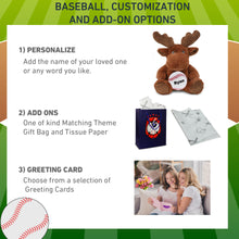 ECO FRIENDLY SUPER-SOFT PLUSH - MOOSE 9" With Baseball Plush