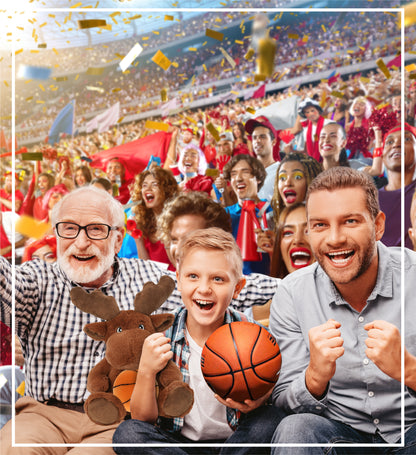 ECO FRIENDLY SUPER-SOFT PLUSH - MOOSE 9" With Basketball Plush