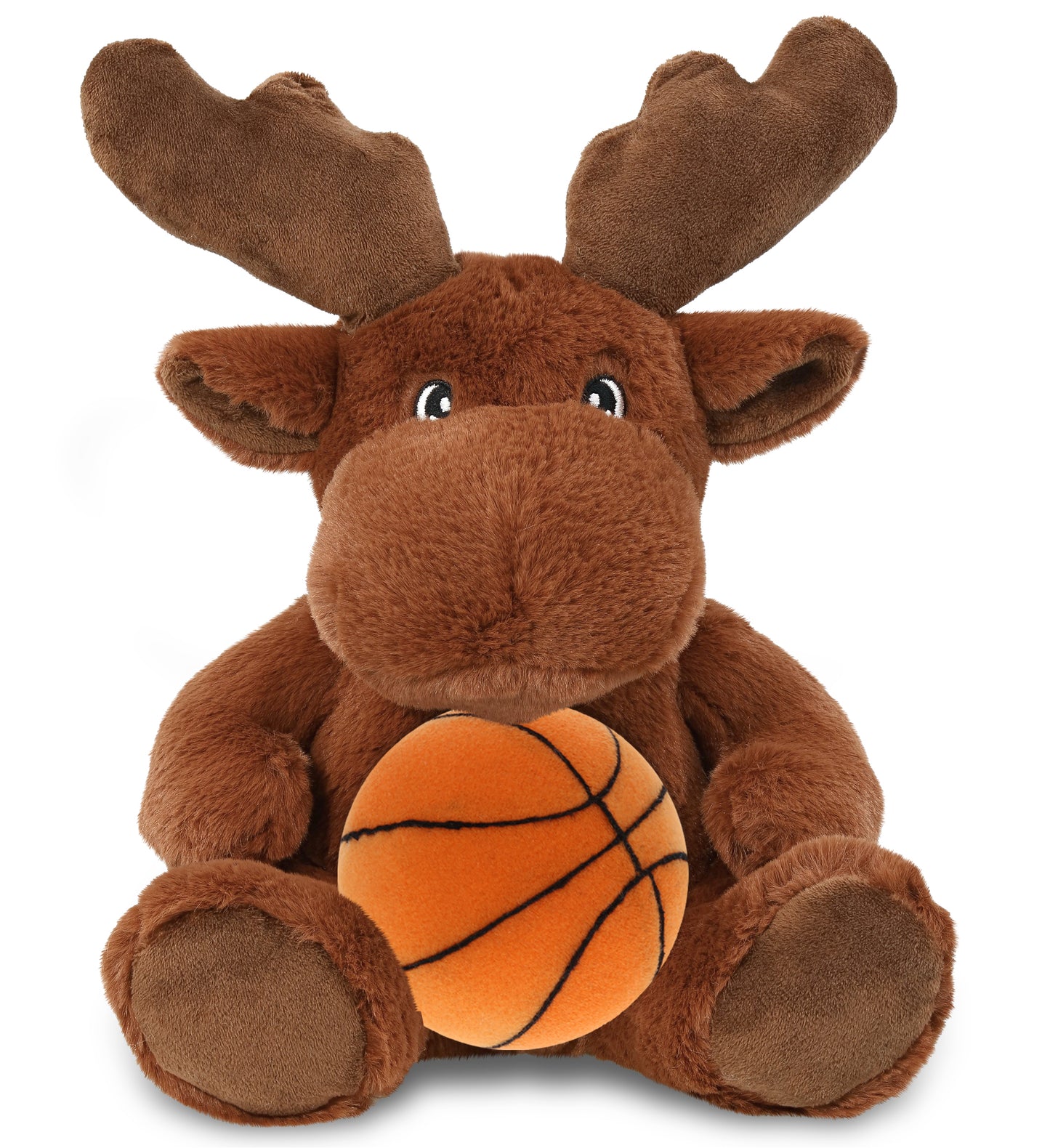 ECO FRIENDLY SUPER-SOFT PLUSH - MOOSE 9" With Basketball Plush