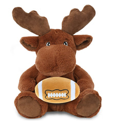 ECO FRIENDLY SUPER-SOFT PLUSH - MOOSE 9" With Football Plush