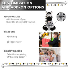 ECO FRIENDLY SUPER-SOFT PLUSH - ZEBRA 9" With Cross Plush