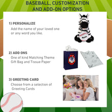 ECO FRIENDLY SUPER-SOFT PLUSH - ZEBRA 9" With Baseball Plush