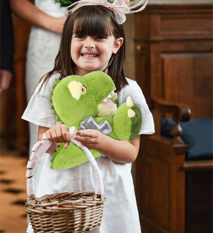 ECO FRIENDLY SUPER-SOFT PLUSH - T-REX DINOSAUR 9" With Cross Plush