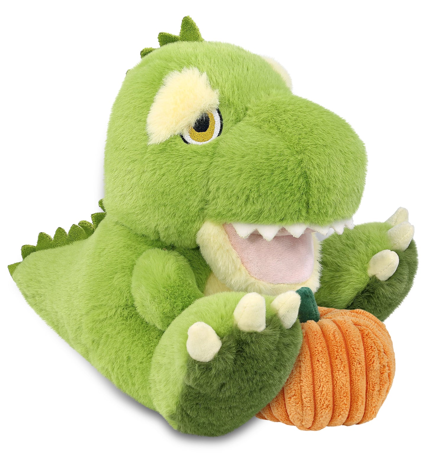 PLUSH PUMPKIN - ECO FRIENDLY SUPER-SOFT PLUSH - T-REX DINOSAUR 9"