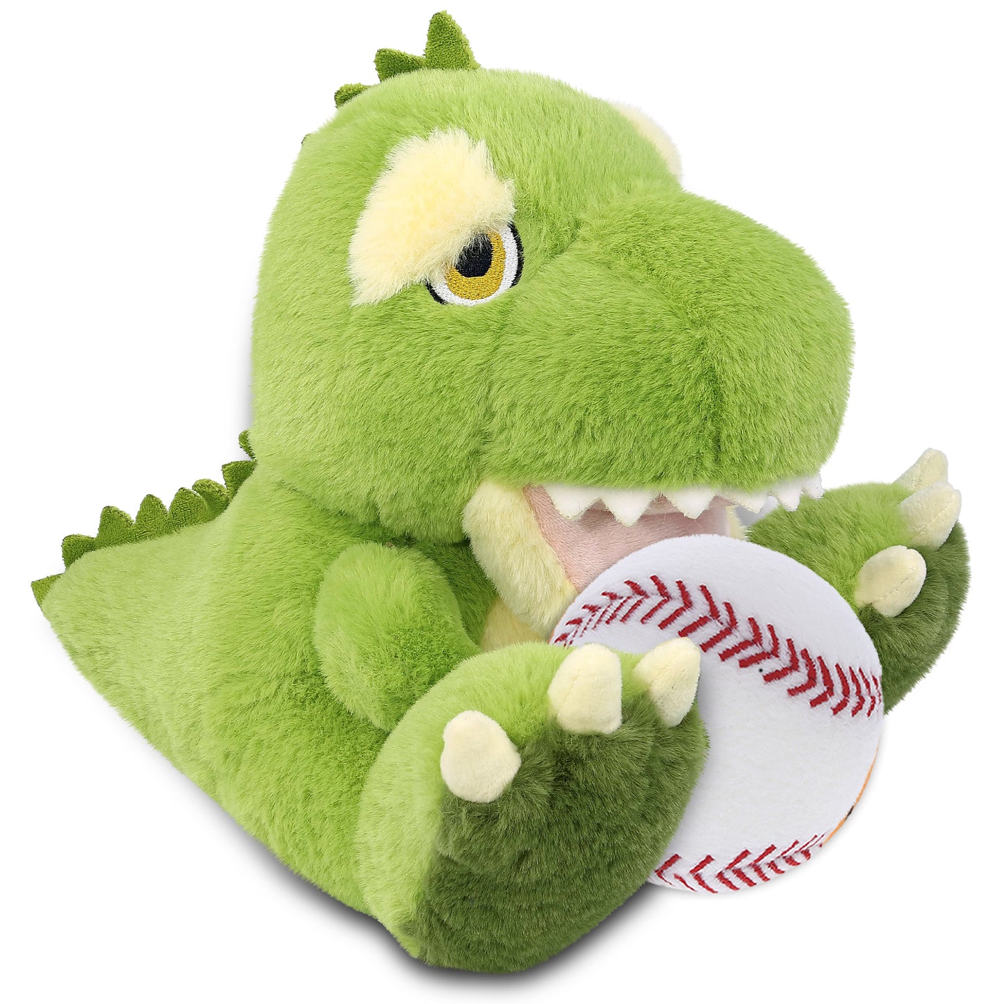 ECO FRIENDLY SUPER-SOFT PLUSH - T-REX DINOSAUR 9" With Baseball Plush