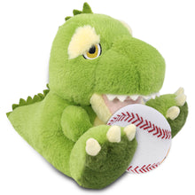 ECO FRIENDLY SUPER-SOFT PLUSH - T-REX DINOSAUR 9" With Baseball Plush