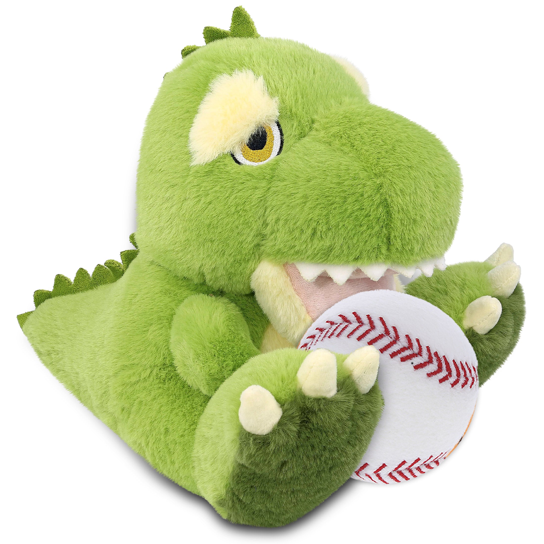 ECO FRIENDLY SUPER-SOFT PLUSH - T-REX DINOSAUR 9" With Baseball Plush