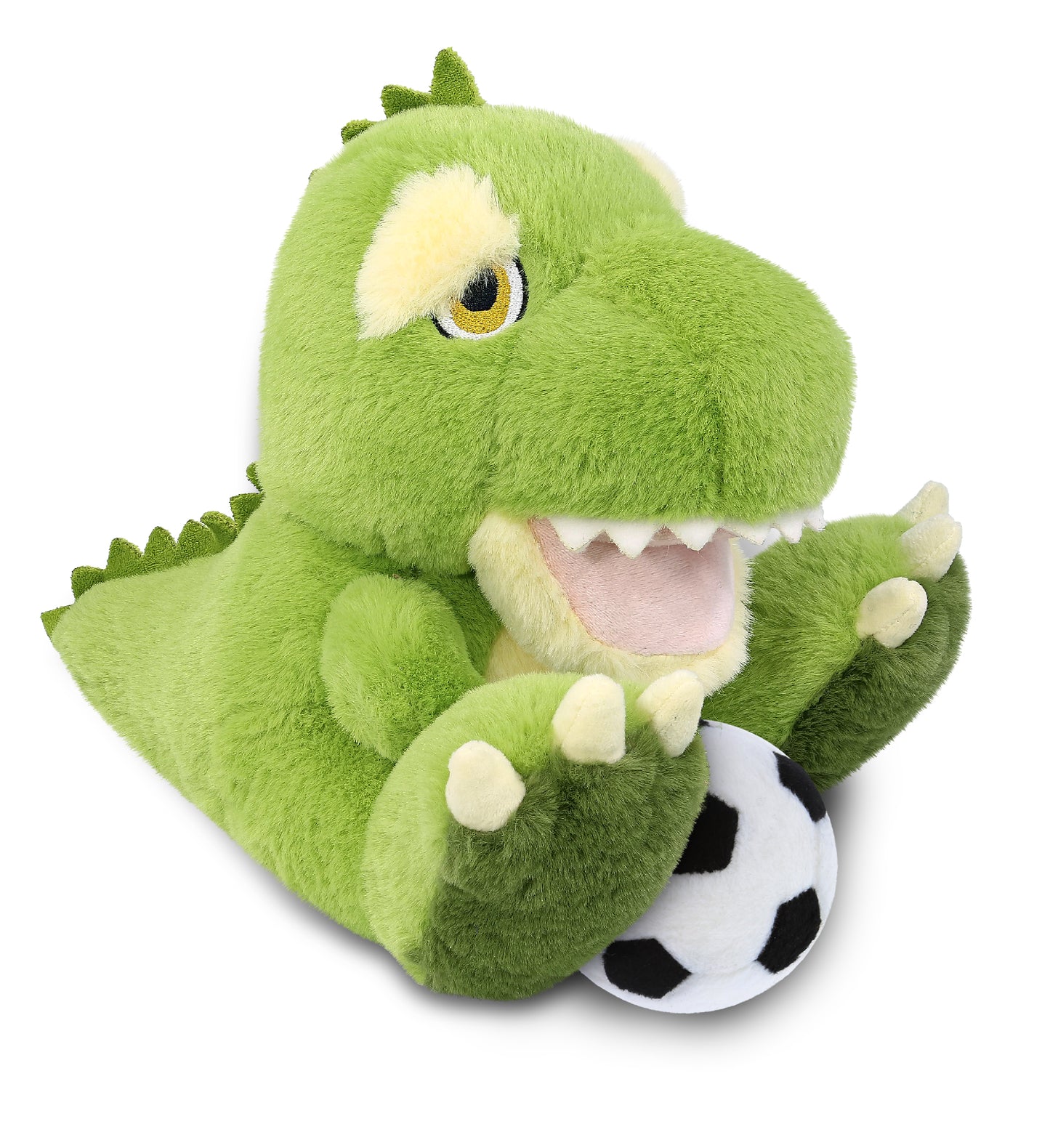 ECO FRIENDLY SUPER-SOFT PLUSH - T-REX DINOSAUR 9" With Soccer Plush