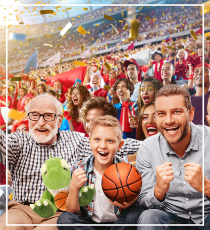 ECO FRIENDLY SUPER-SOFT PLUSH - T-REX DINOSAUR 9" With Basketball Plush