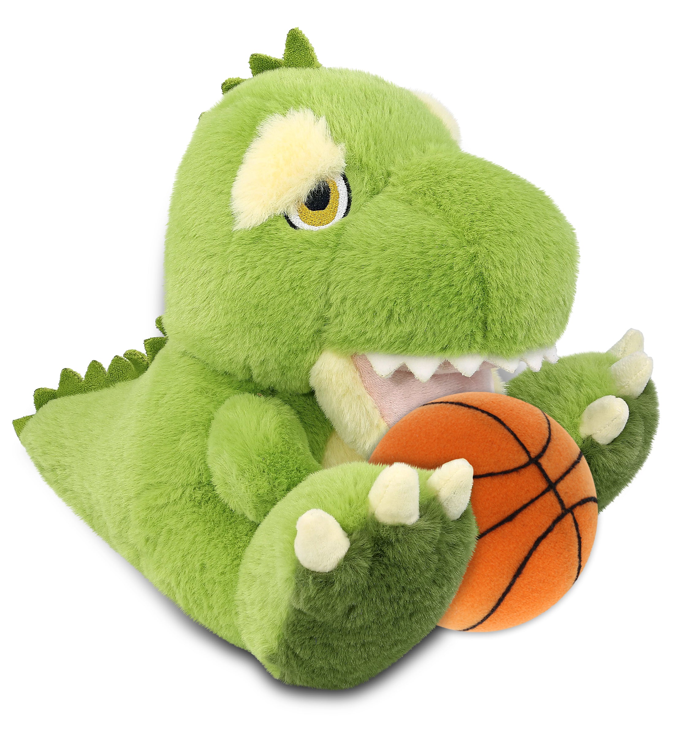 ECO FRIENDLY SUPER-SOFT PLUSH - T-REX DINOSAUR 9" With Basketball Plush