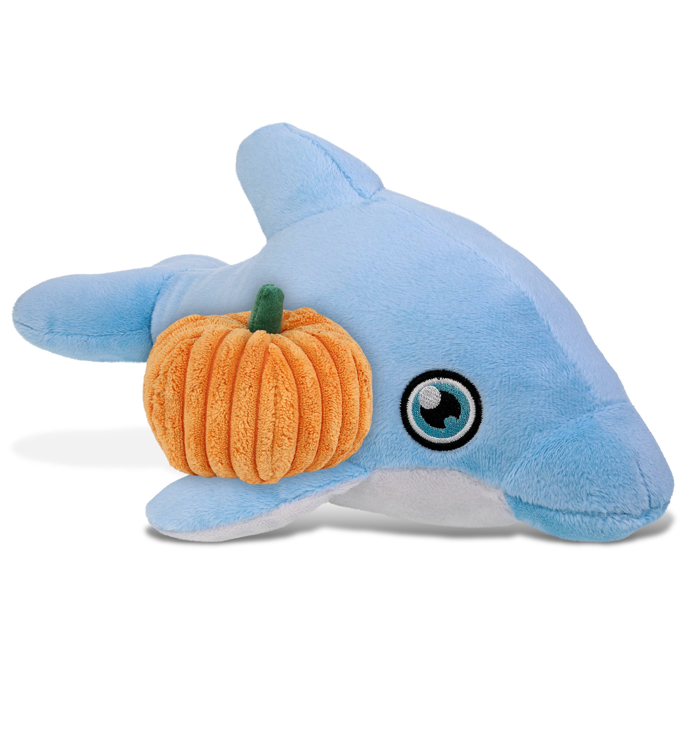 PLUSH PUMPKIN - ECO FRIENDLY SUPER-SOFT PLUSH - DOLPHIN 13.5"