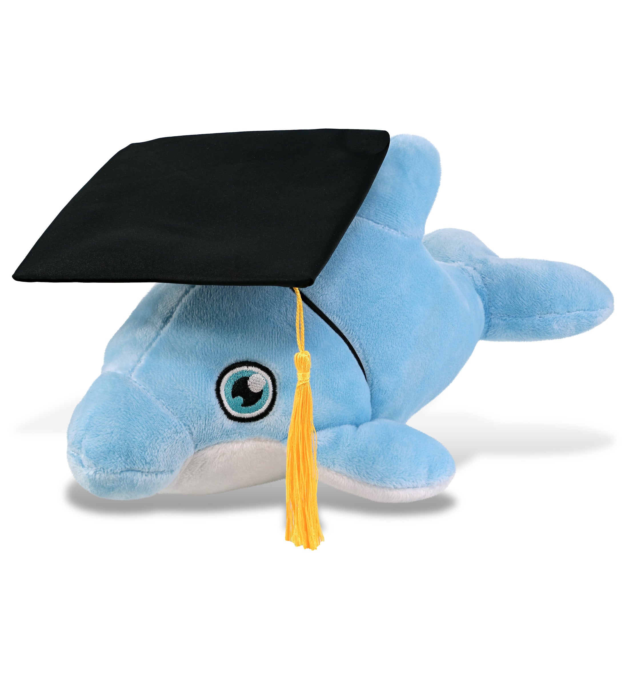 PLUSH GRADUATION - ECO FRIENDLY SUPER-SOFT PLUSH - DOLPHIN 13.5"