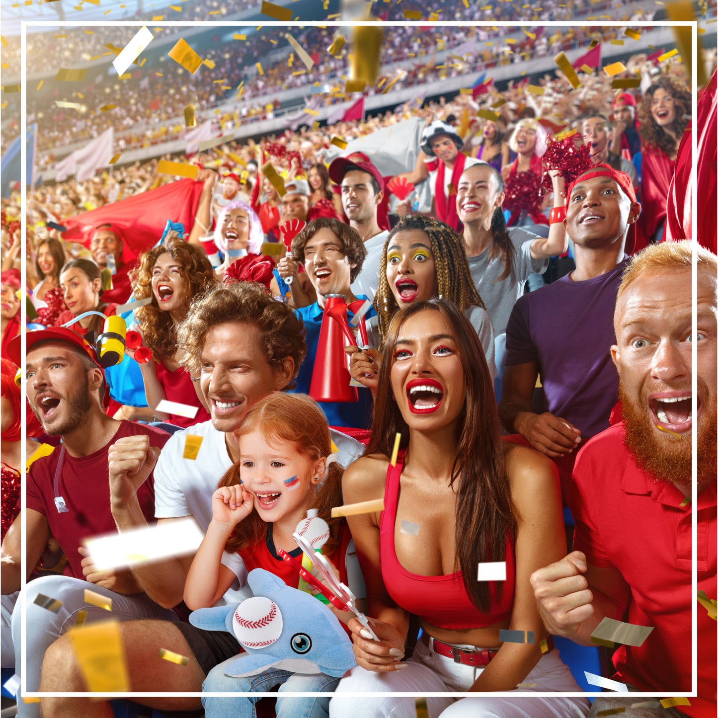 ECO FRIENDLY SUPER-SOFT PLUSH - DOLPHIN 13.5" With Baseball Plush