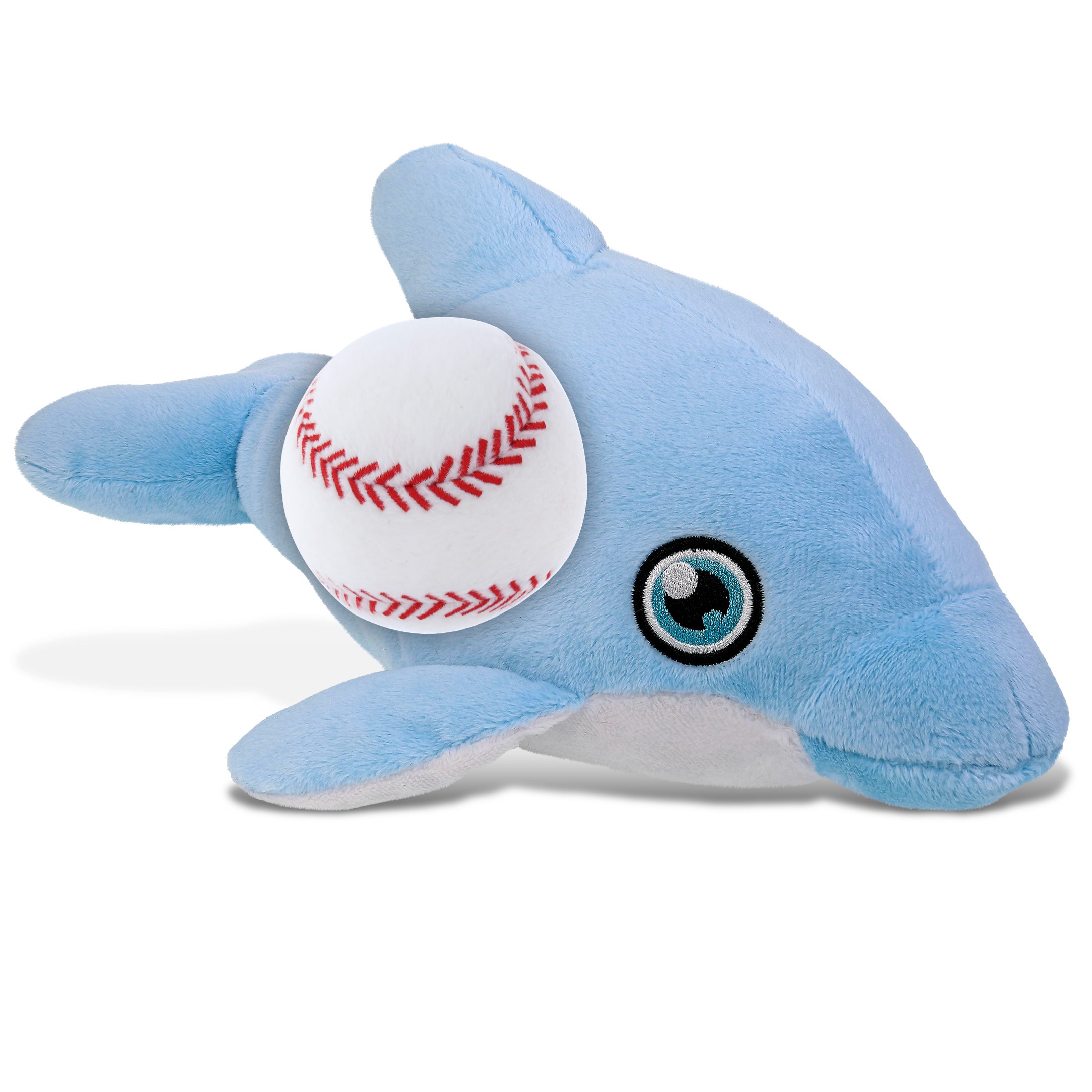 ECO FRIENDLY SUPER-SOFT PLUSH - DOLPHIN 13.5" With Baseball Plush