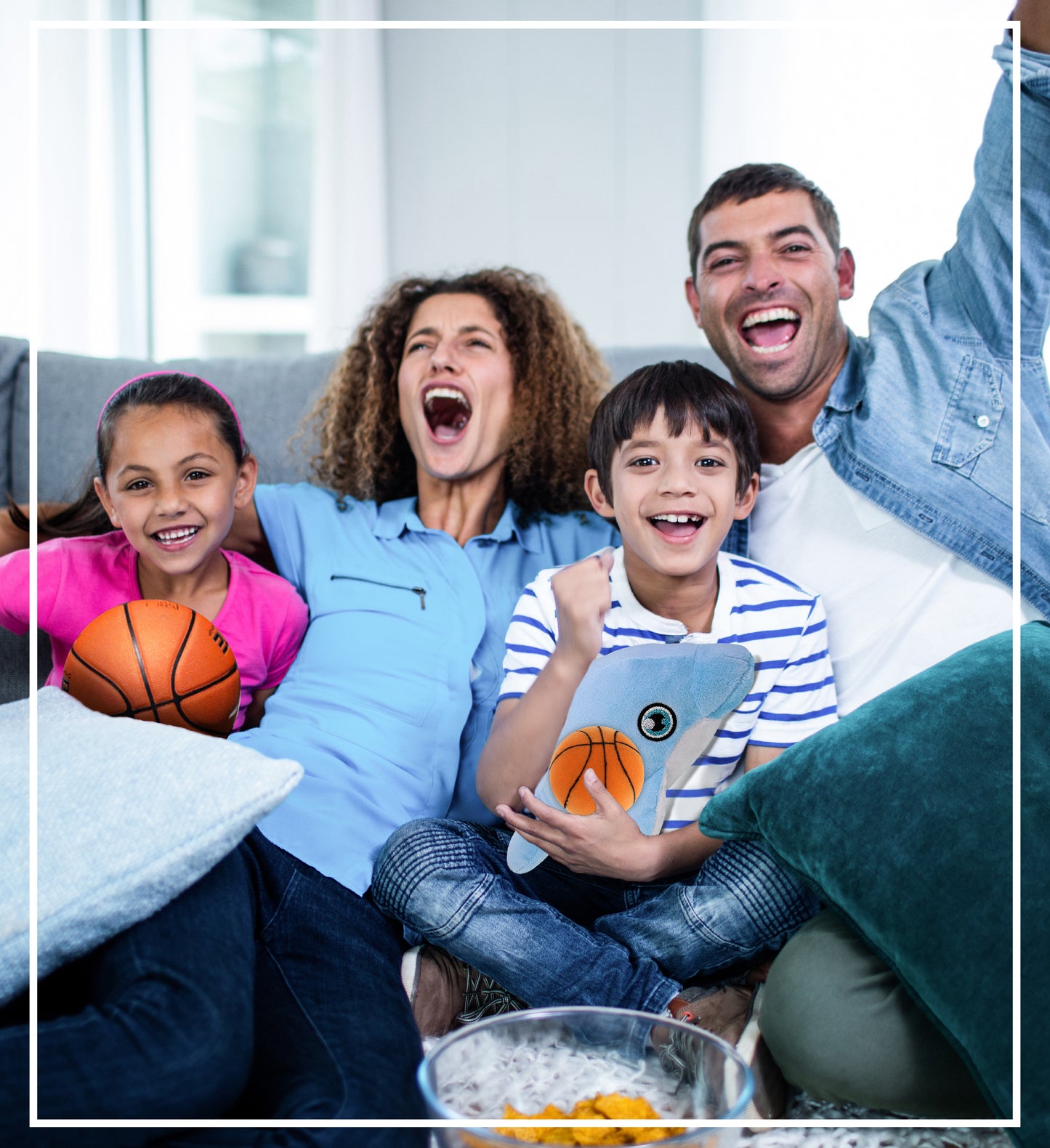 ECO FRIENDLY SUPER-SOFT PLUSH - DOLPHIN 13.5" With Basketball Plush