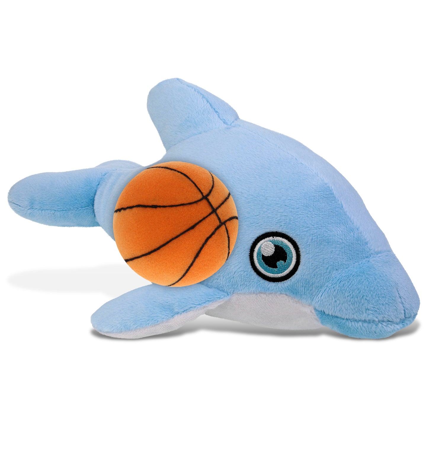 ECO FRIENDLY SUPER-SOFT PLUSH - DOLPHIN 13.5" With Basketball Plush