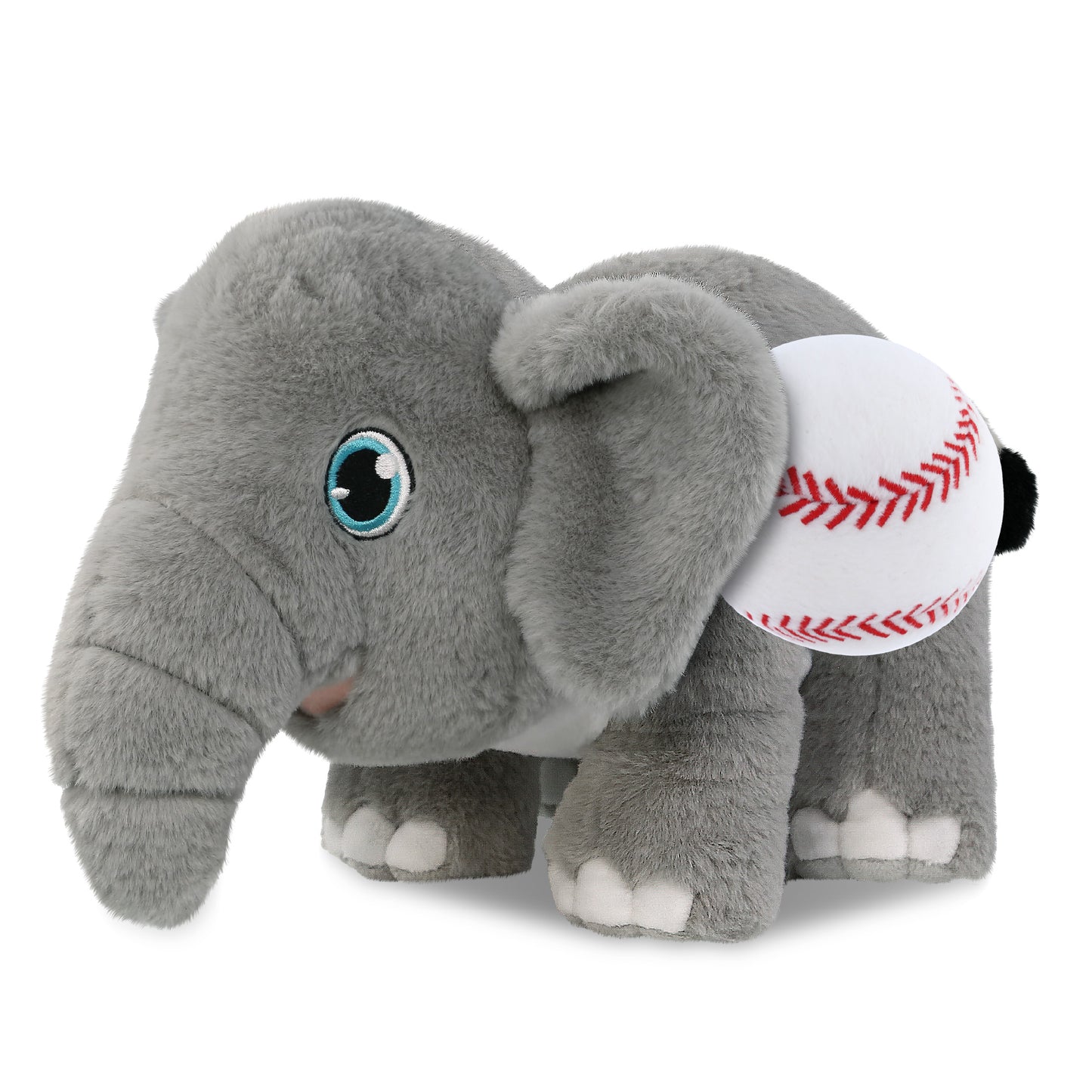 ECO FRIENDLY SUPER-SOFT PLUSH - ELEPHANT 14" With Baseball Plush