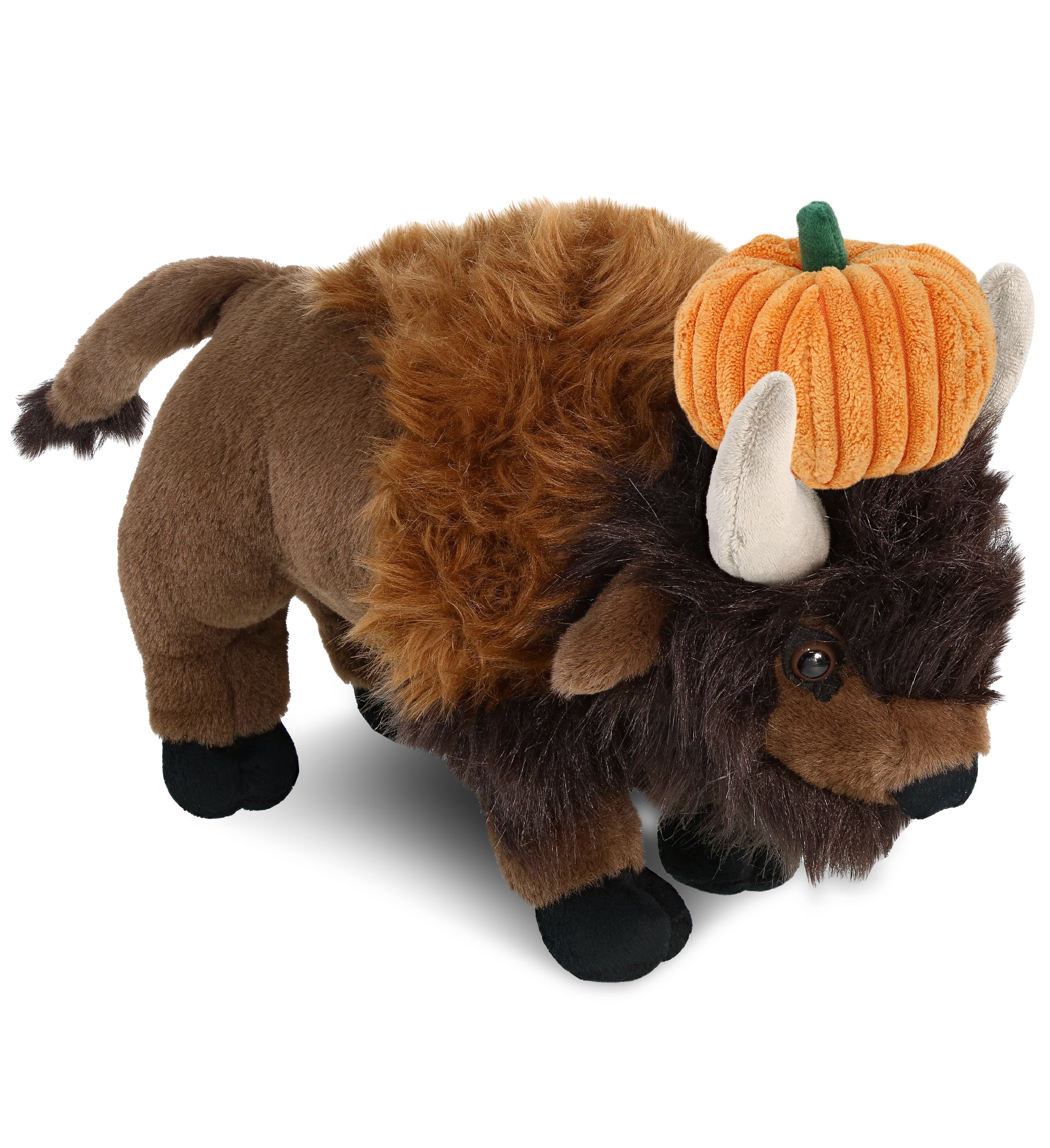 PLUSH PUMPKIN - SUPER-SOFT PLUSH - BUFFALO 13"