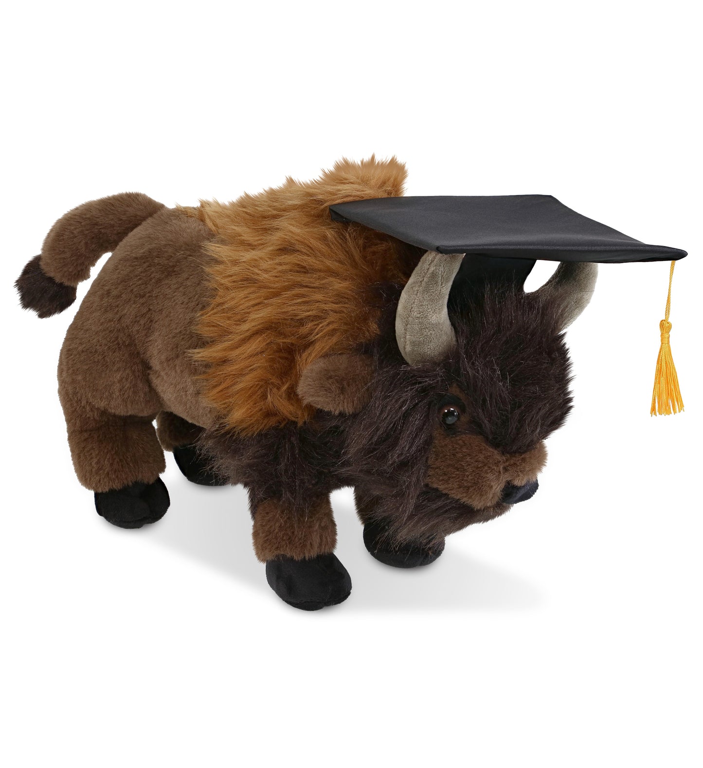 PLUSH GRADUATION - SUPER-SOFT PLUSH - BUFFALO 13"