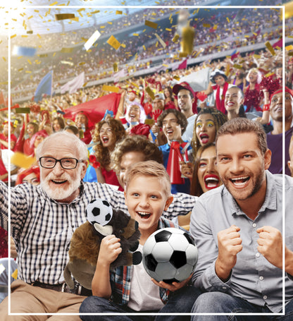 SUPER-SOFT PLUSH - BUFFALO 13" with Soccer Plush