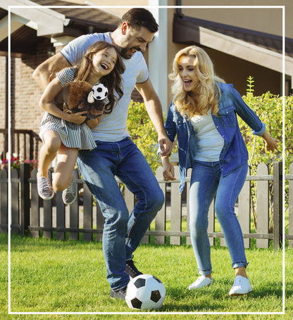 SUPER-SOFT PLUSH - BUFFALO 13" with Soccer Plush