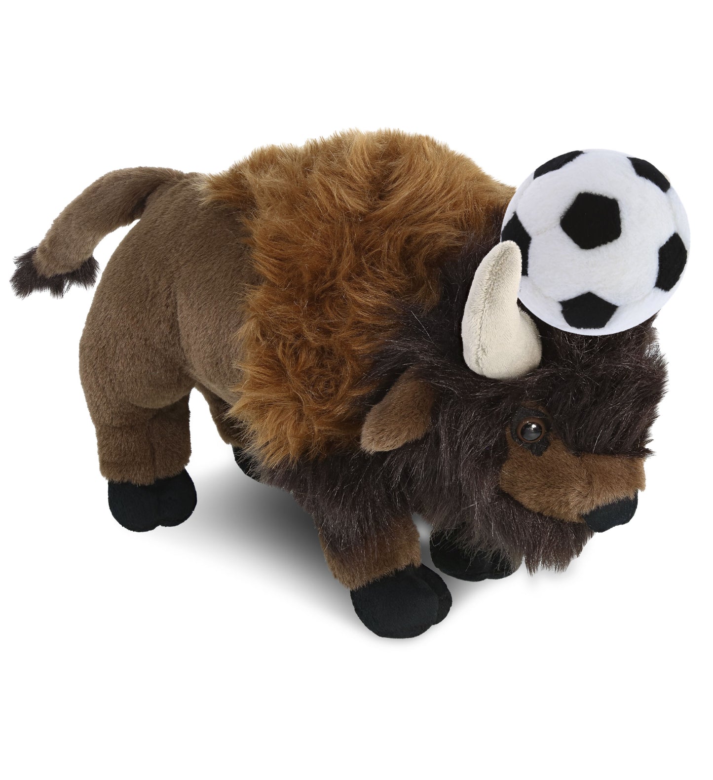 SUPER-SOFT PLUSH - BUFFALO 13" with Soccer Plush